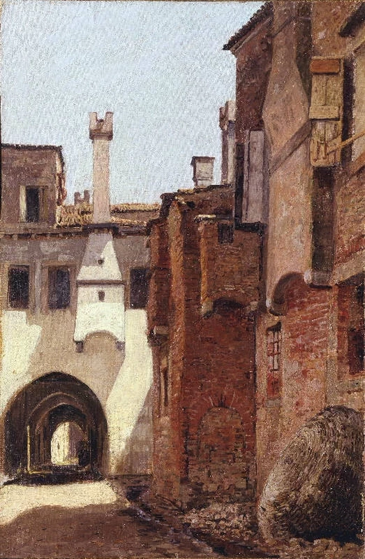 Veduta di vicolo di Chioggia - Accademia Carrara, Bergamo